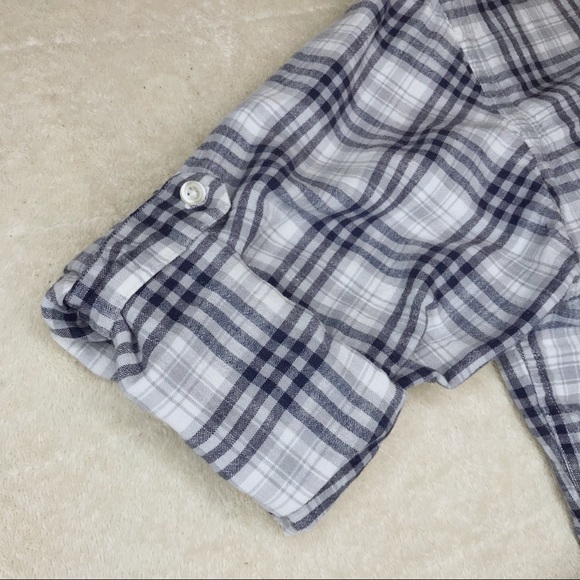 ⛔️SOLD⛔️ Men’s Banana Republic Plaid Linen Shirt - Picture 4 of 7